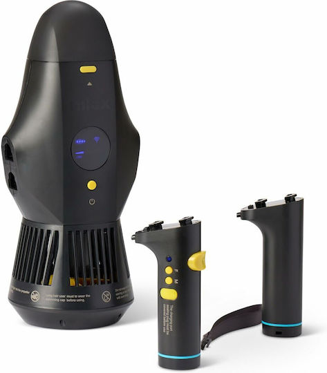 Nilox Black X SUP Kahuna Underwater Seascooter 2.5kg with Maximum Speed 5km/h and Battery Autonomy 60min