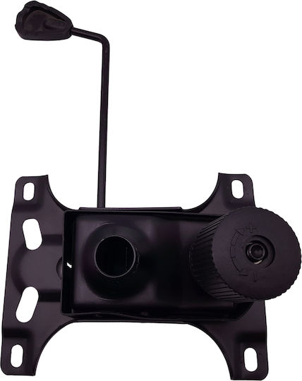 Set for Office Chair Plastic 4 Pieces Black