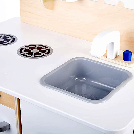 Pin Toys Wooden Classic Kitchen in Natural Tones