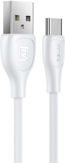 Remax Lesu USB 2.0 Kabel USB-C männlich - USB-A Weiß 1m