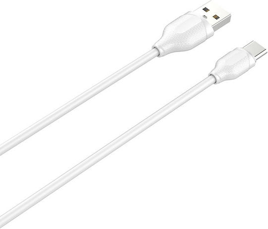 Ldnio LS372 USB 2.0 Kabel USB-C männlich - USB-A Weiß 2m