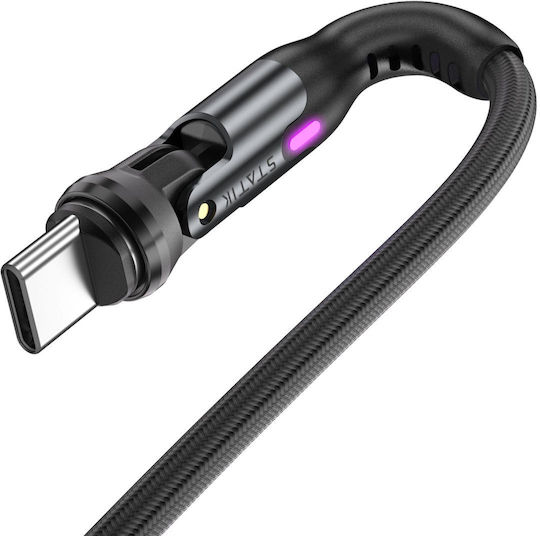 3M Geflochtenes USB 2.0 Kabel USB-C männlich - USB-C 100W Schwarz 3m PUP-0455-10FT-CC