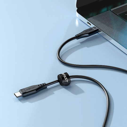 Acefast C3-03 USB 2.0 Cable USB-C male - USB-C 60W Λευκό 1.2m