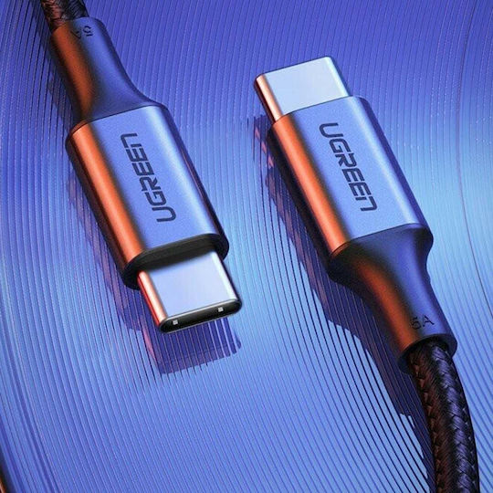 Ugreen US316 USB 2.0 Cable USB-C Male - USB-C 100W PD Black 1m 70427
