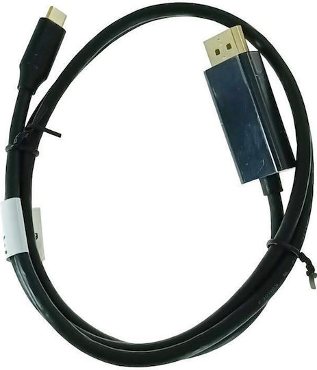 Lanberg USB 3.2 Video Cable USB-C male - DisplayPort Μαύρο 1m CA-CMDP-10CU-0010-BK