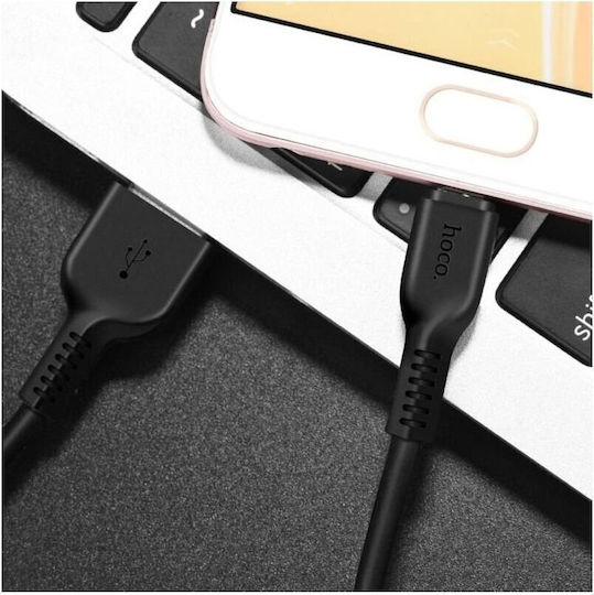 Hoco X20 Flash USB 2.0 Cable USB-C male - USB-A 18W Λευκό 1m HC-X20-TW-1M