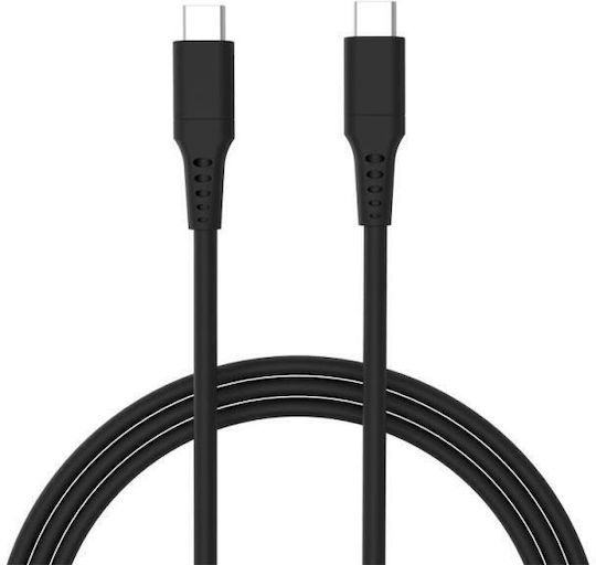 iNOS USB 3.0 Cable USB-C male - USB-C 60W Μαύρο 1m