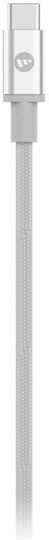 Mophie Geflochtenes USB 2.0 Kabel USB Typ-C männlich - USB-A Weiß 3m 409903207