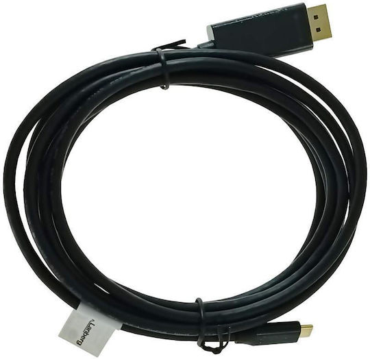 Lanberg USB 3.2 Video Cable USB-C Male - DisplayPort Black 3m CA-CMDP-10CU-0030-BK