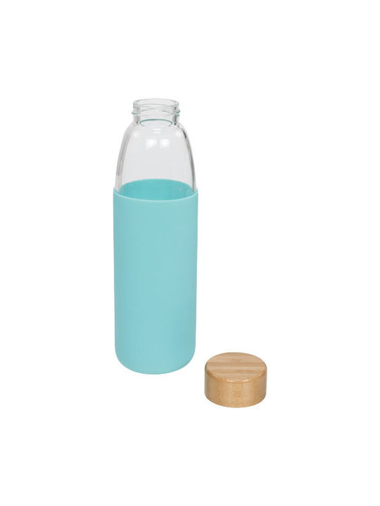 Pf Concept Bottle Water Glass with Screw Cap Transparent 540ml