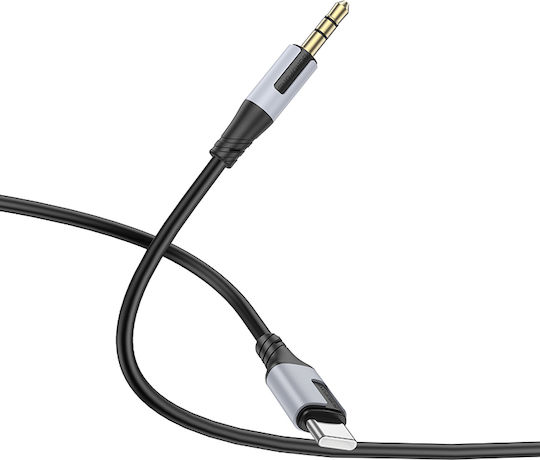 Borofone Type C USB 2.0 Cable USB-C male - 3.5mm Μαύρο 1m