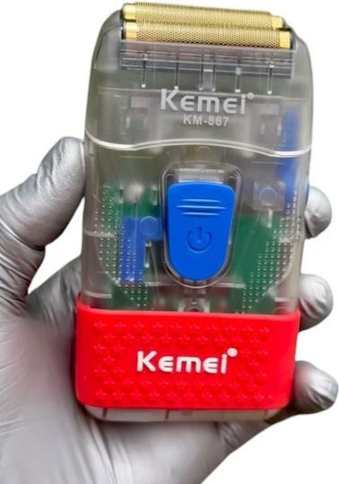 Kemei KM-867 Foil Ξυριστική Μηχανή Προσώπου Επαναφορτιζόμενη
