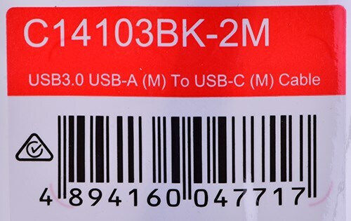 Unitek USB 3.1 Cable USB-C Male - USB-A Black 2m