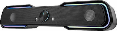 Powertech Bluetooth Speaker 10W with Radio and Battery Life up to 4 hours Black PT-986