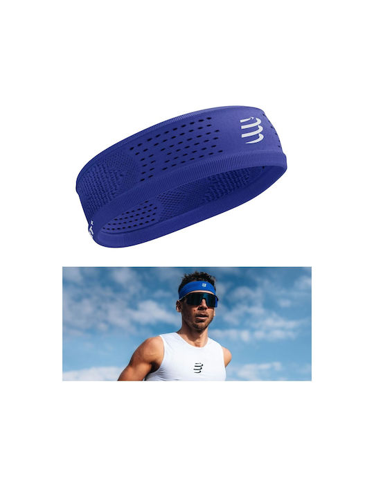 Compressport On Off Sportstirnband Blau