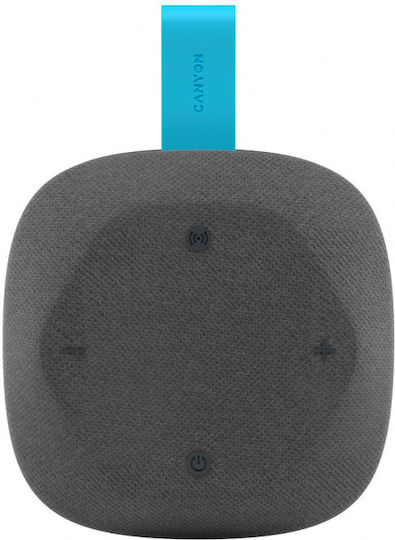 Canyon Hexagon 10 Bluetooth Speaker 8W with Battery Life up to 12 hours Gray