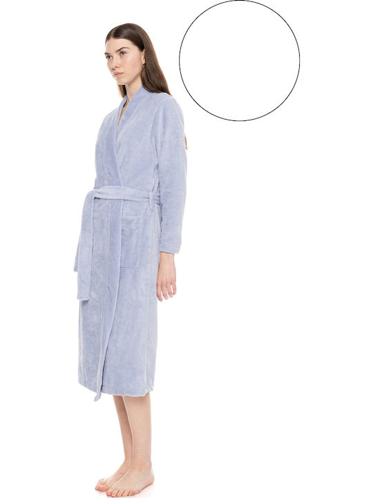 Pink Label Зимна Дамска Халат White