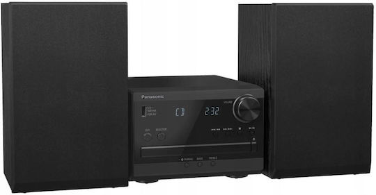 Panasonic Аудиосистема 2 SC-PM270EG-K 20W с Цифрови медии Player, WiFi и Bluetooth Сребрист