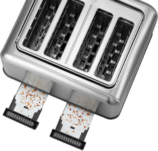 Buydeem Toaster 4 Slots 1800W Gray