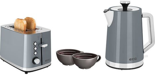 ECG Toaster 2 Schlitze 925W Gray