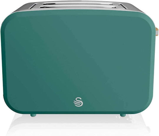 Swan Toaster 2 Schlitze 900W Grün