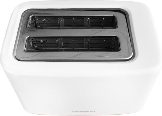 Daewoo Prăjitor de pâine 2 sloturi 900W Alb