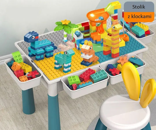 Kids Table and Chairs Set for Painting made of Plastic
