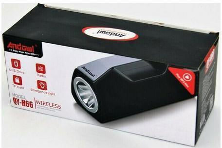 Andowl QY-H66 Bluetooth Speaker 6W with Radio Black