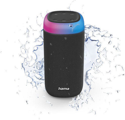 HAMA Shine 2.0 Ηχείο Bluetooth 30W με Διάρκεια Μπαταρίας έως 12 ώρες Μαύρο