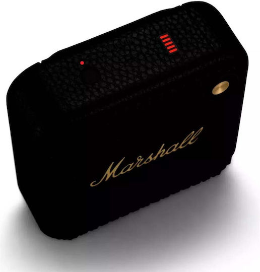 Marshall Willen Αδιάβροχο Ηχείο Bluetooth 10W με Διάρκεια Μπαταρίας έως 15 ώρες Black and Brass