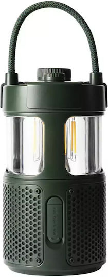 Pure Woodland Glow Ηχείο Bluetooth 20W με Διάρκεια Μπαταρίας έως 14 ώρες Μαύρο
