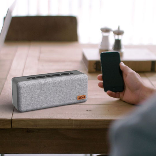Akai Proffesional A3 Reflexo Ηχείο Bluetooth 10W με Διάρκεια Μπαταρίας έως 10 ώρες Γκρι