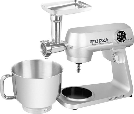 ECG Forza 6600 Mixează 1800W cu Vas din Oțel Inoxidabil 6.5lt