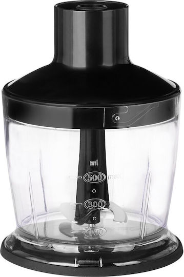 ECG Blender de mână cu tijă din oțel inoxidabil 800W Gri
