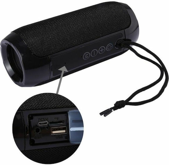 T&G TG-117 Ηχείο Bluetooth 5W με Ραδιόφωνο και Διάρκεια Μπαταρίας έως 4 ώρες Blue/Orange