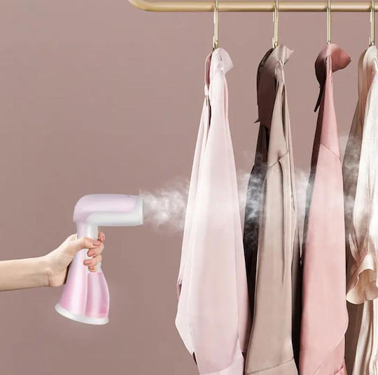 Aparat de călcat cu abur pentru haine de Mână 1500W cu rezervor 300ml Alb