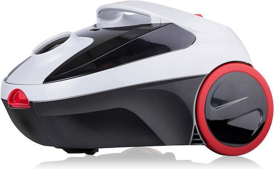 Dirt Devil DD2001 Ηλεκτρική Σκούπα 800W με Κάδο 2lt Λευκή