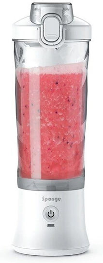 Sponge Blender Cu Cană Din Plastic 600 Ml Albă