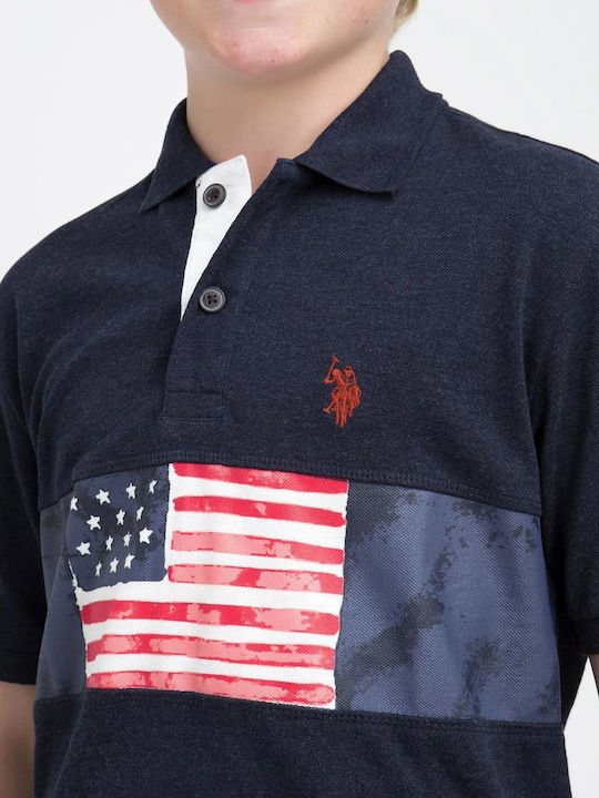 Us Polo Assn Kinderoberteile T-Shirt Jungen 128858v1 Marineblau