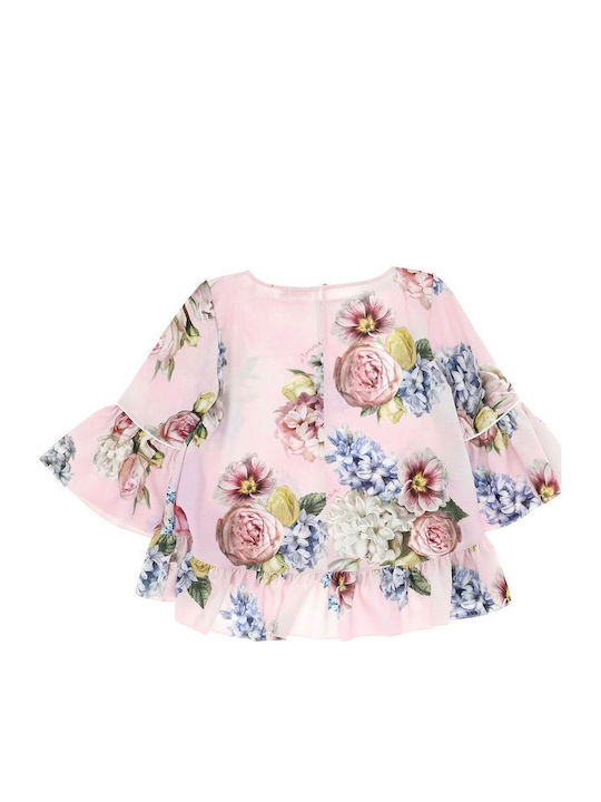 Top Monnalisa Spring Chic 715305f1 5652-0090 Girls Kids Top Top Monnalisa Spring Chic 715305f1 5652-0090 Girls Kids Top