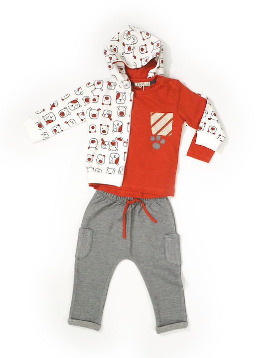 EMC Kinderhemd Langarm Orange