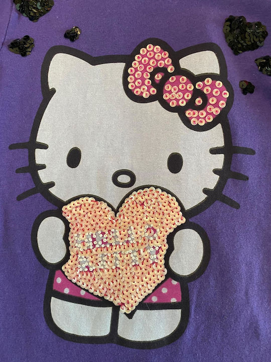 Детска Блуза Hello Kitty Лилава Hk191twg-206