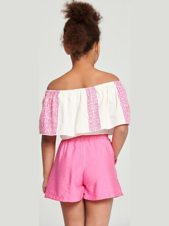 Melin Rose Crop Top Mrs23-0294 Rosa