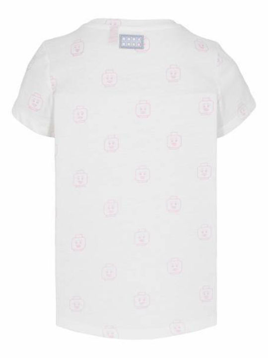 11010092-102 Lego Girls All-over-print Tee White Pink Color 11010092-102 Lego Girls All-over-print Tee White Pink Color