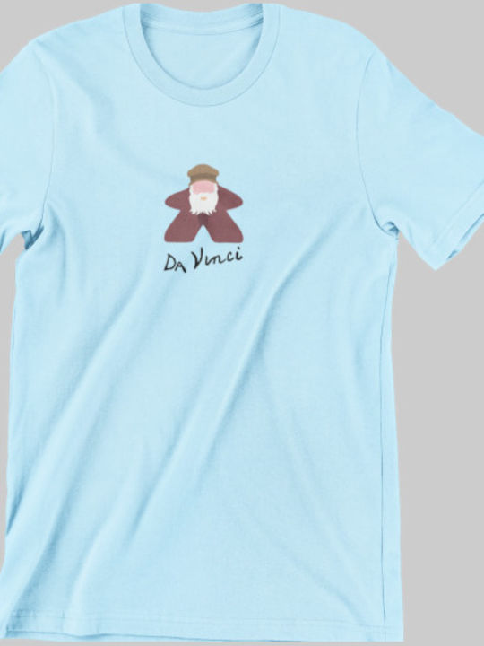 Da Vinci Meeple Παιδικό T-shirt Sky Blue