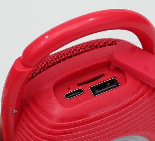 Sonic Gear Go 1 Bluetooth Speaker 5W with Radio and Battery Life up to 4 hours Red