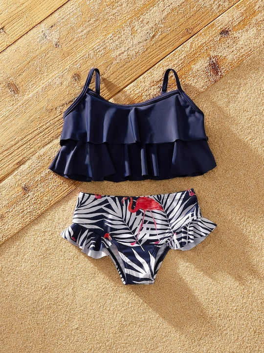 iEFiEL Costum de baie pentru copii Bikini Blue