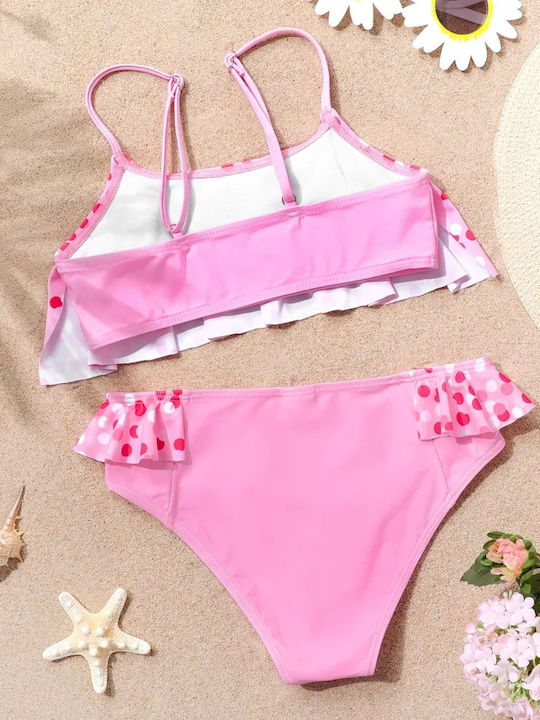 iEFiEL Costum de baie pentru copii Bikini Roz