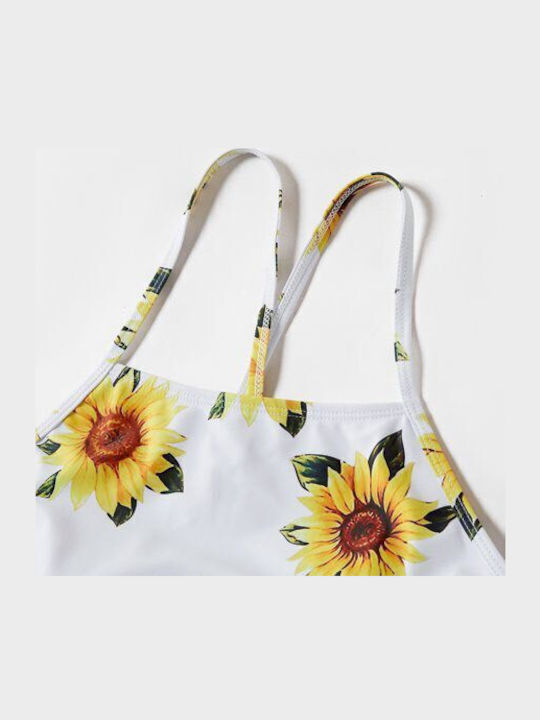 Kinder Badebekleidung Sunflower Für Mädchen Weiß Grün