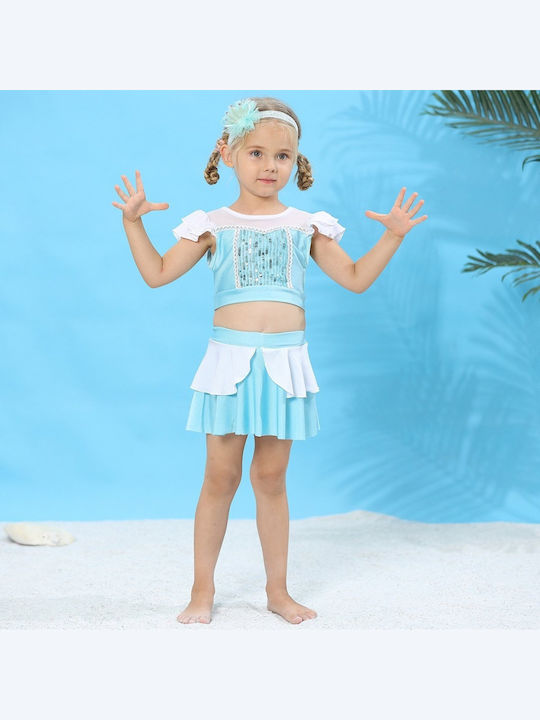 iEFiEL Детски Бански Комплект Light Blue